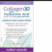 WEBBER NATURALS-КОЛАГЕН С ХИАЛУРОНОВА КИСЕЛИ X 180
