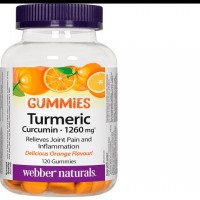 WEBBER NATURALS-КУРКУМА ТУРМЕРИК КУРКУМИН ГЪМИ