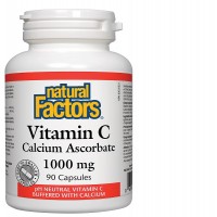 NATURAL FACTORS- ВИТАМИН С (КАЛЦИЕВ АСКОРБАТ) X 90