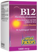 NATURAL FACTORS - ВИТАМИН В12 МЕТИЛКОБАЛАМИН X 90