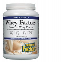 NATURAL FACTORS-СУРОВАТЪЧЕН ПРОТЕИН С ВКУС ВАНИЛИЯ