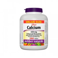 WEBBER NATURALS - УЛТРА КАЛЦИЙ 650 МГ X 280 ТАБЛ.
